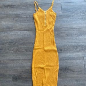 Mustard Midi Dress